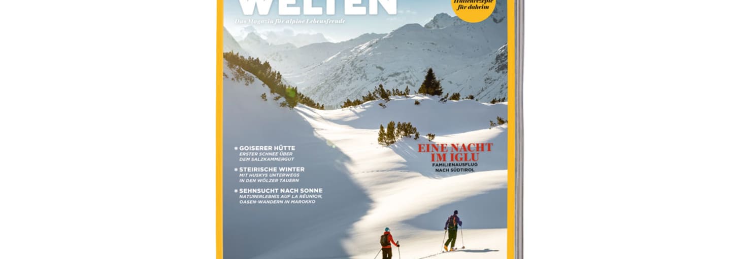 Cover des Bergwelten Magazins (Dezember/Jänner 2016/17)