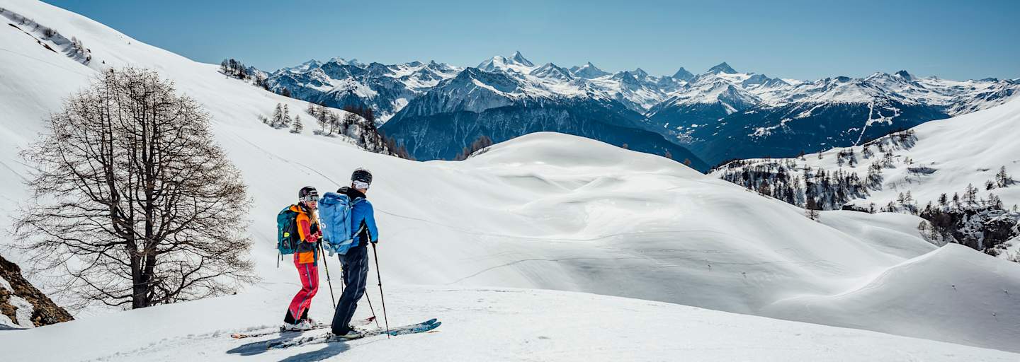 Wintersport á la carte in Crans-Montana