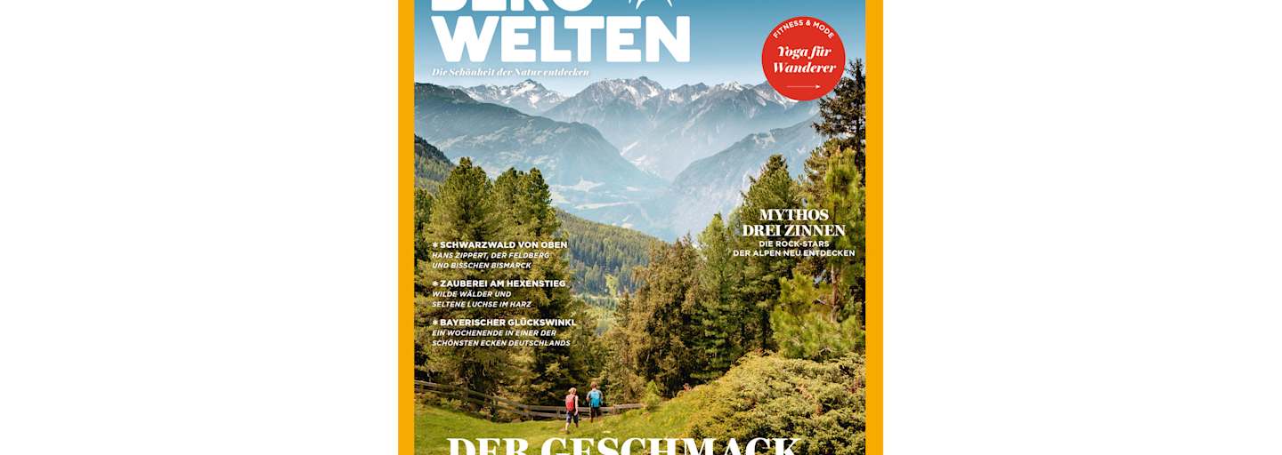 Cover des Bergwelten Magazins (Oktober/November 2017)
