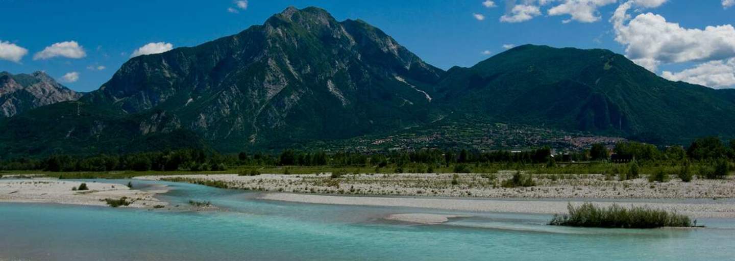 Tagliamento zwischen Braulins und Trasaghis 