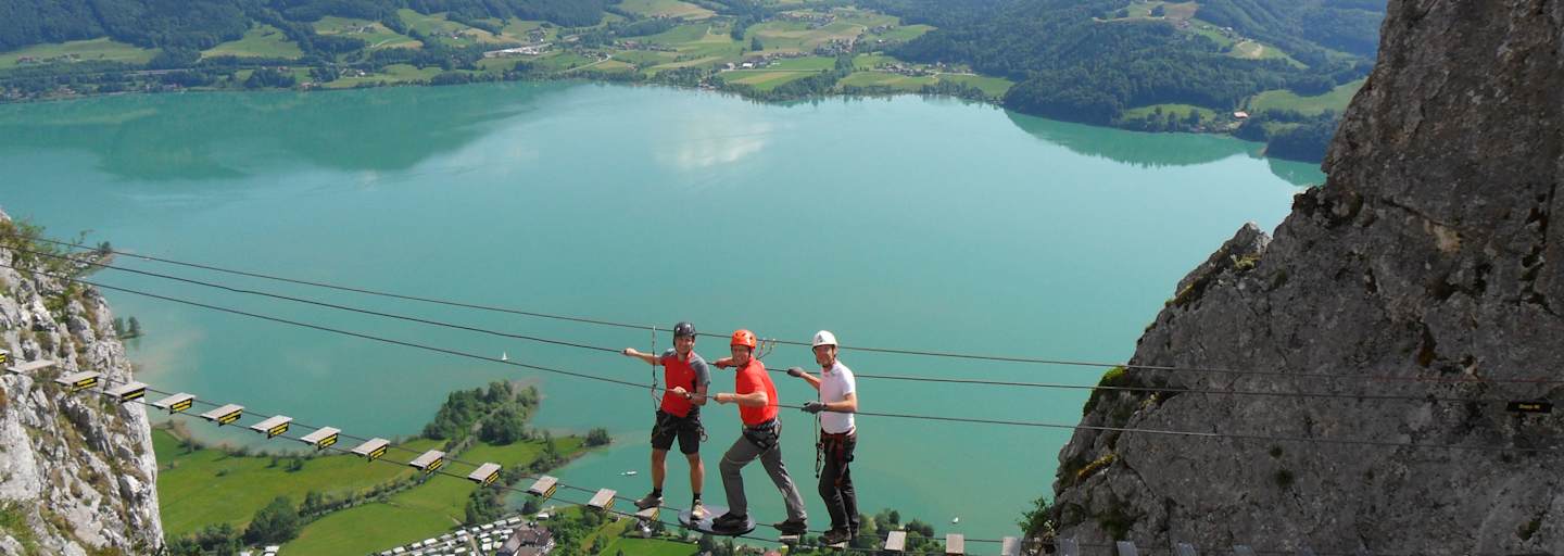 Drachenwand Klettersteig Mondsee