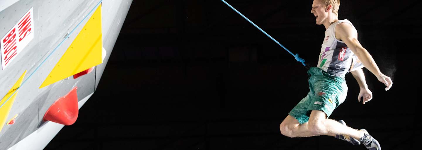 Der Weltmeister im Vorstieg: Jakob Schubert