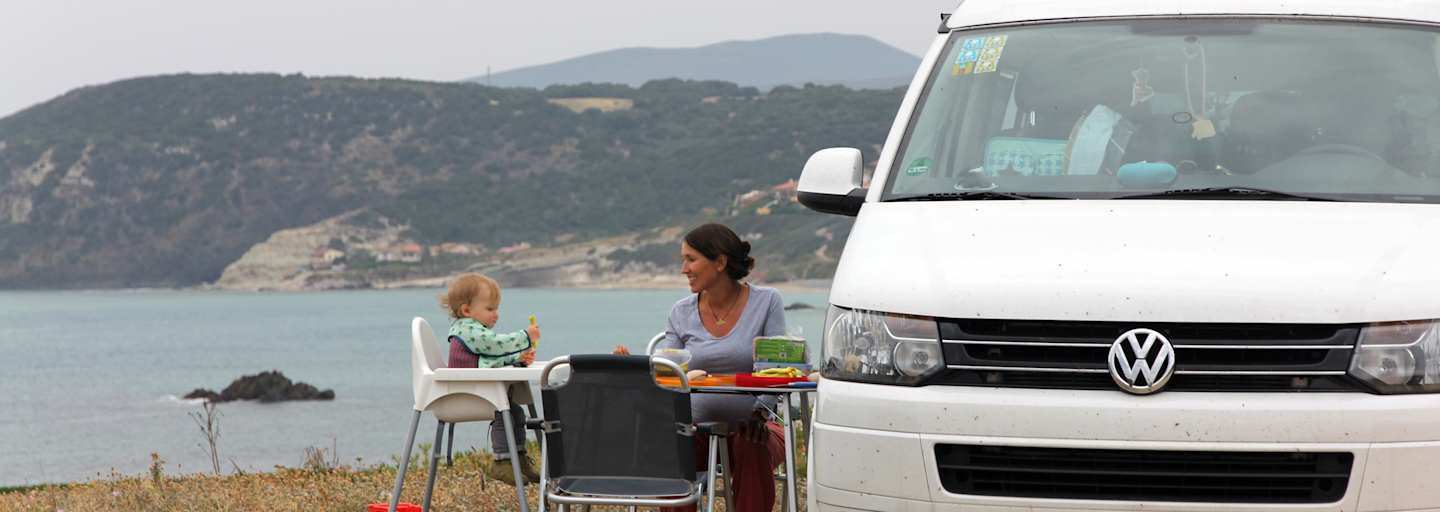 Campen mit Kindern VW California