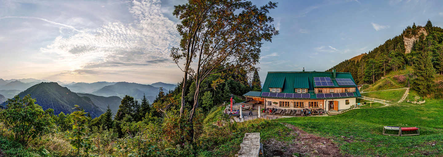 Die Ennserhütte (1293 m) bei Großraming in Oberösterreich