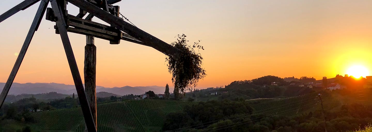 Der Klapotez, Symbol für das südsteirische Weinland