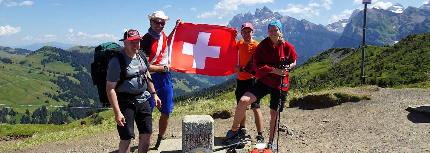 Alpen-Tour Grenzübertritt