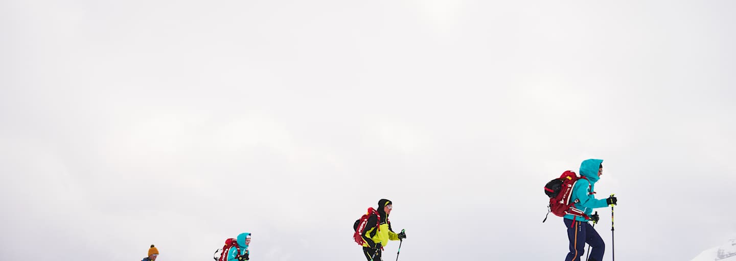 Schwierige Bedingungen bei der Fischer Transalp