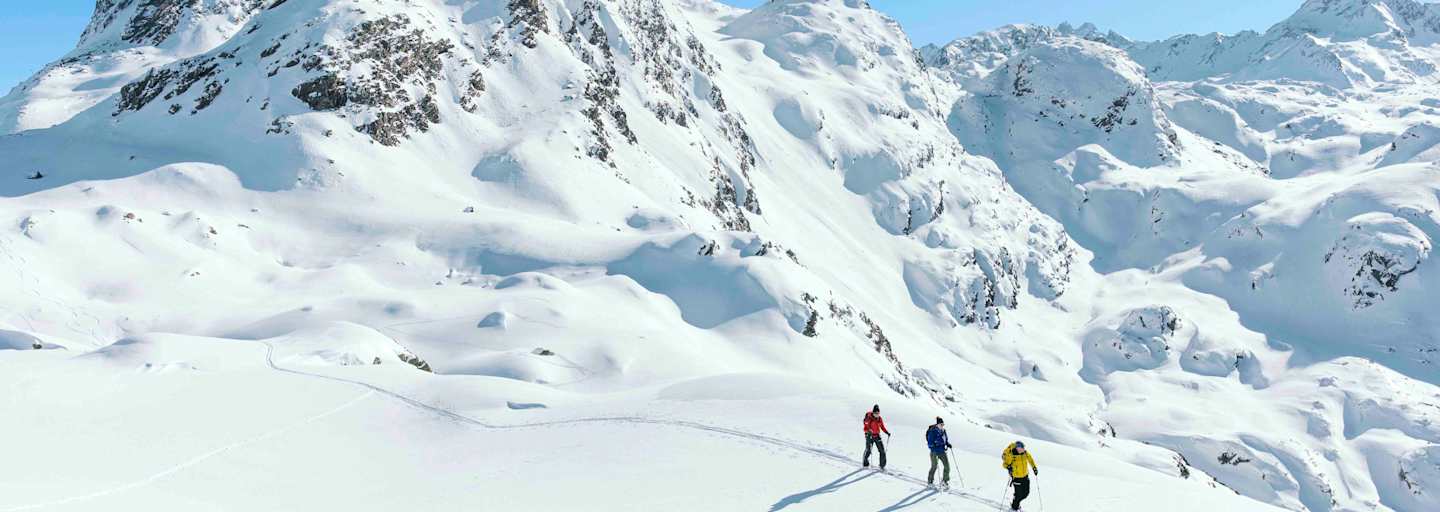 Ein Traum in Weiß - Skitouren in der Silvretta ausgehend von Galtür im Paznaun.