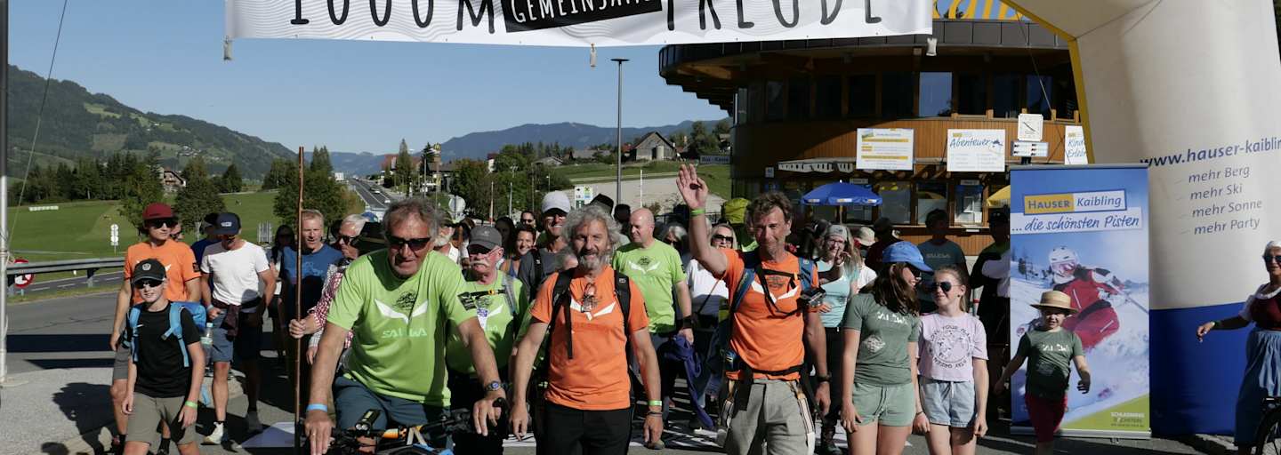 Zieleinlauf der ALPEN-TOUR 2021