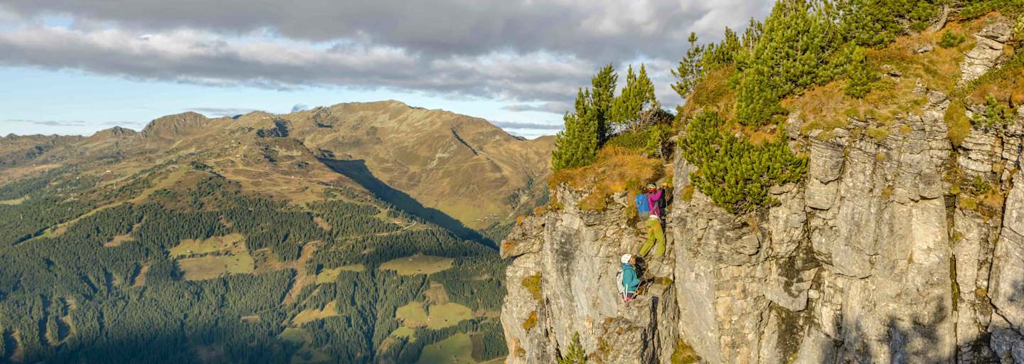 Am Klettersteig Gerlossteinwand