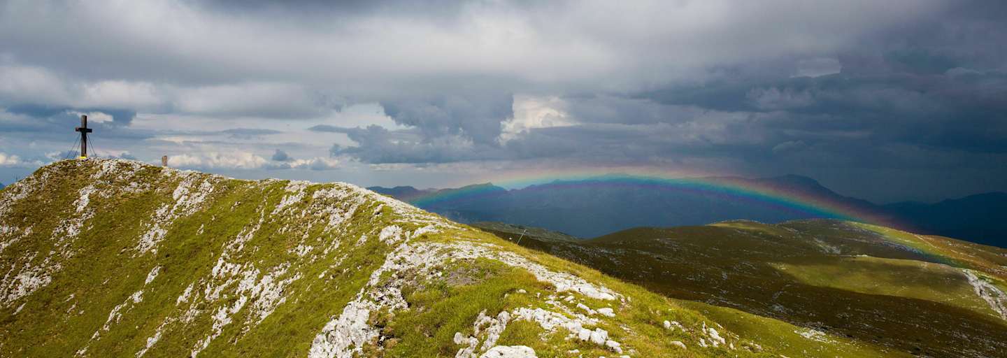 Wetterregel Gewitter beim Wandern