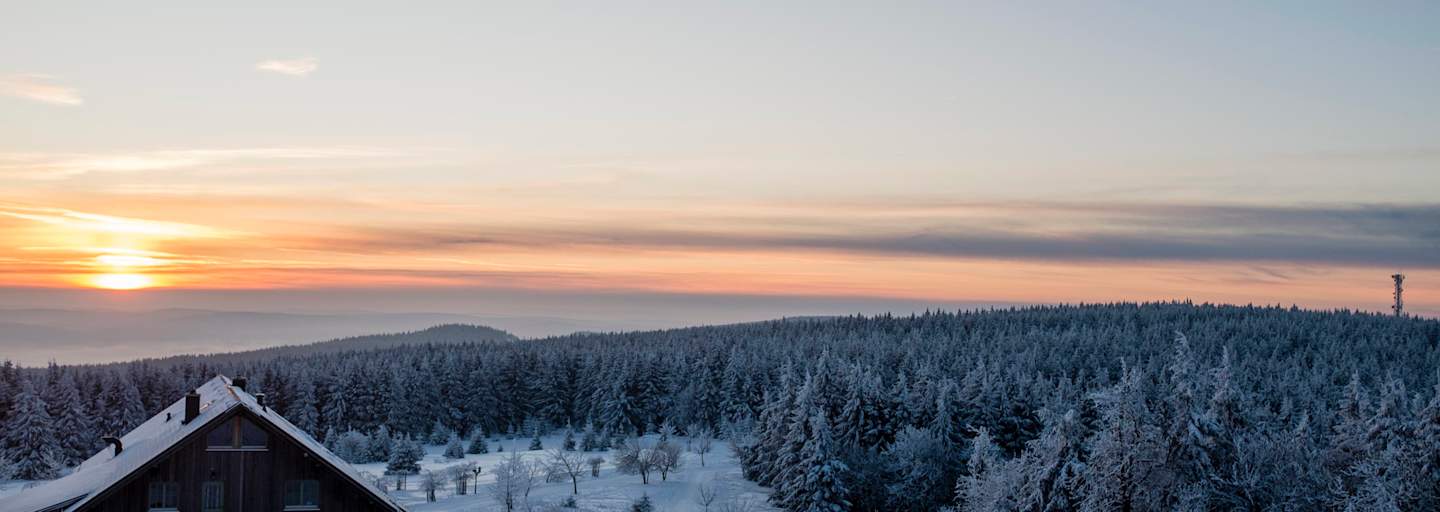 Entspannte Ruhe liegt über dem Thüringer Wald