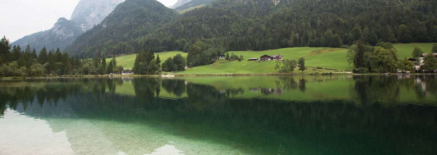 Bergsee: Hintersee in Bayern