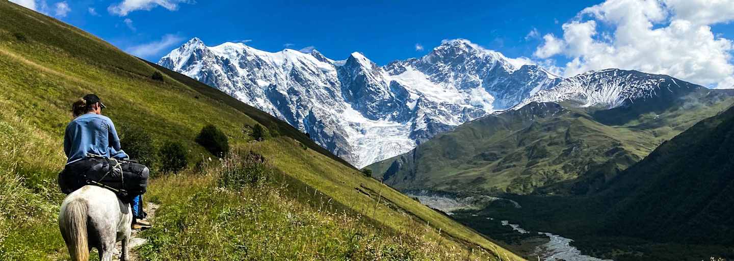 Bergpanorama in Swanetien 
