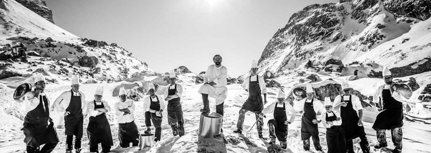 Norbert Niederkofler und seine Köche