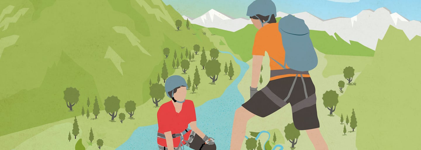 Bergwelten Mein erster Klettersteig