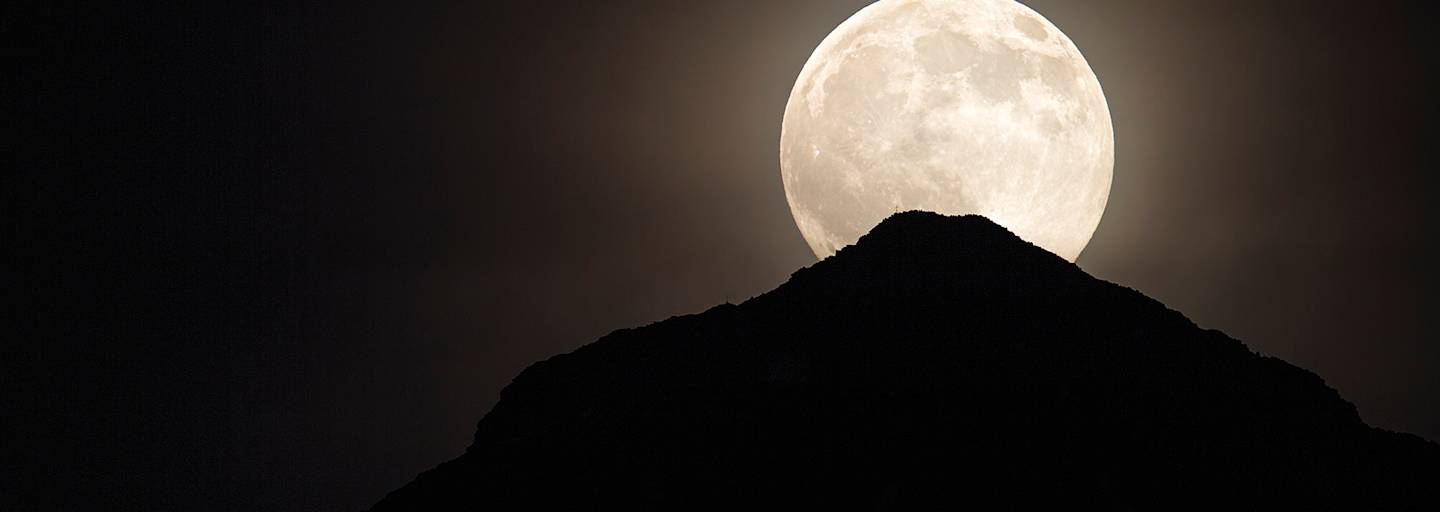 Mondaufgang am Hohen Eder in Tirol