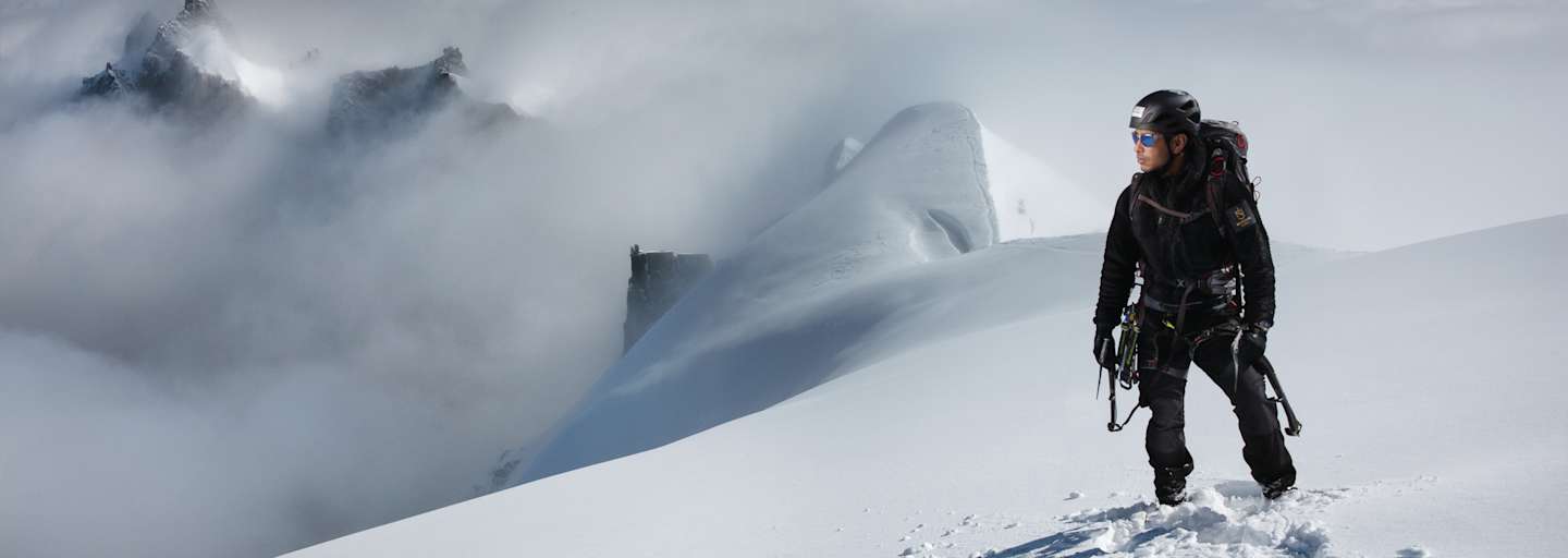 Nirmal Purja am Mont Blanc