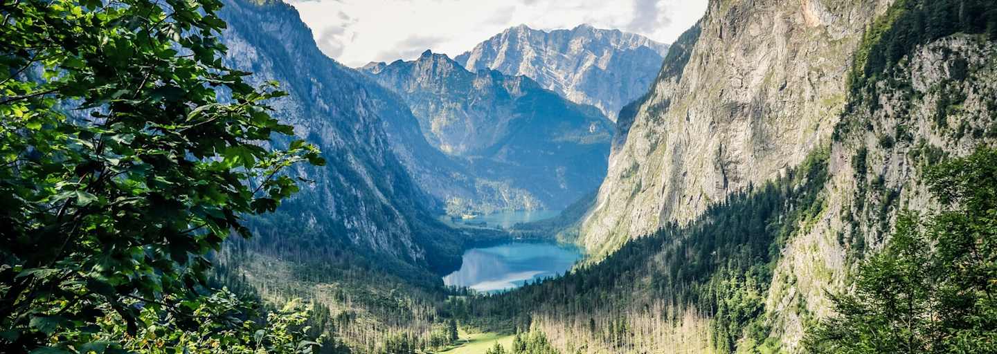 Obersee und Königssee im Nationalpark Berchtesgaden.