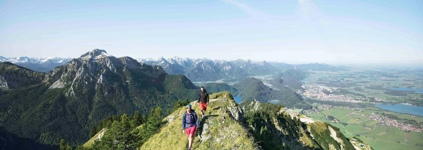 Unterwegs auf einsamen Pfaden im Ostallgäu