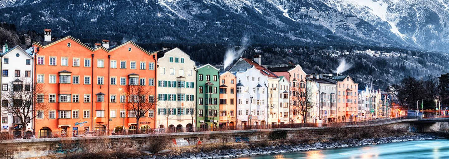 Inn mit Blick auf Nordkette