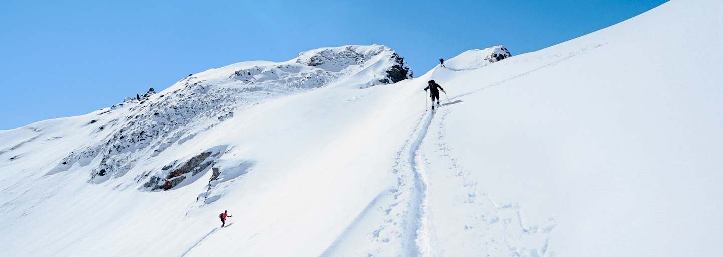 Zum Gipfel des Weißenkogels