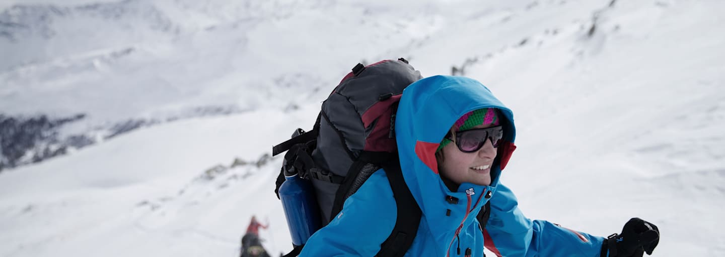Gerti Ring in den Graubündner Alpen
