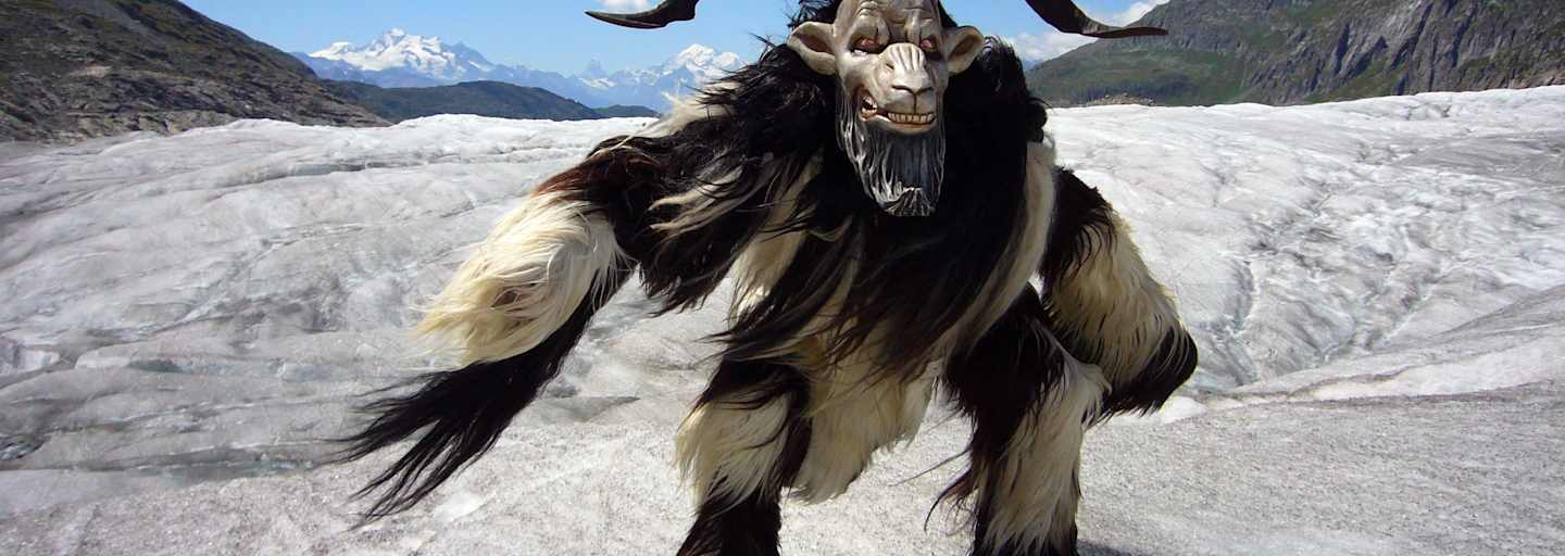 Sagengestalt Rollibock vom Grossen Aletschgletscher