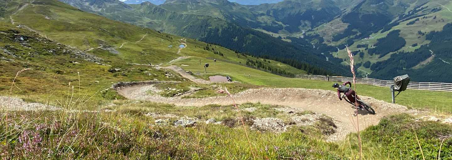 Hacklberg-Trail in Saalbach Hinterglemm im Radfahrer