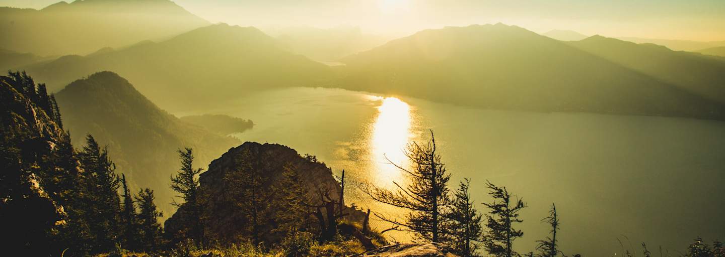 Angekommen am Gipfel - der Ausblick vom Schoberstein