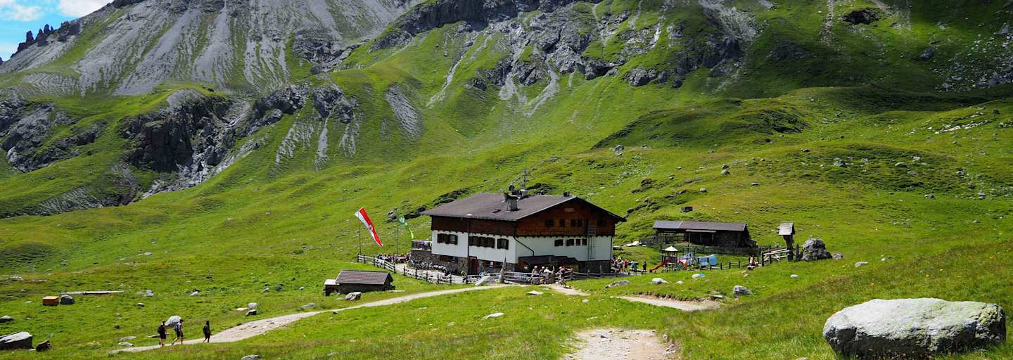 In prächtige Landschaft gebettet: Die Sesvennahütte