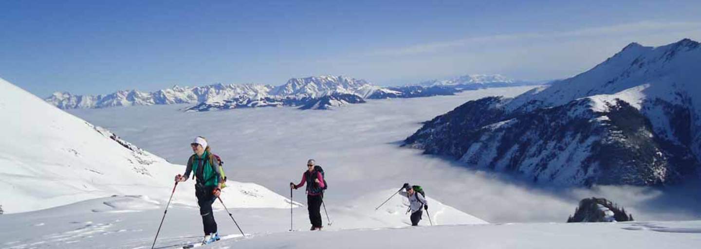 Skitour mit Panorama