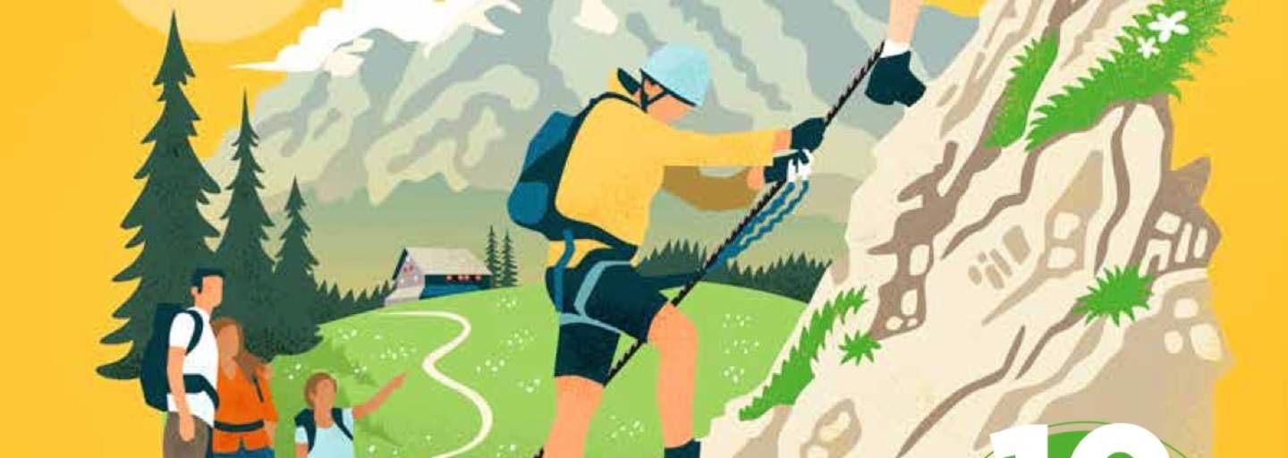 Das Klettersteig-Special findet ihr überall, wo es Zeitschriften gibt