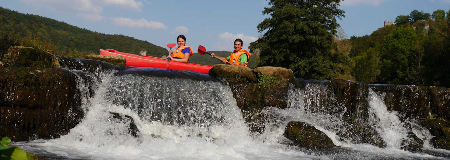 Kanutour auf der Wiesent