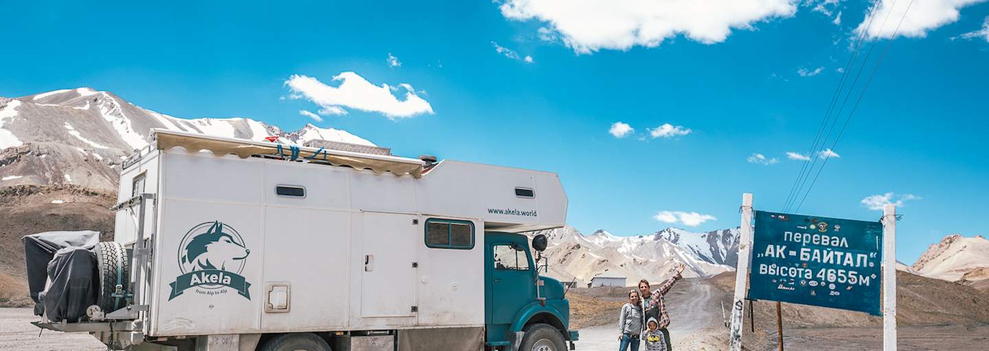 Akela Camping-Lastwagen Zentralasien
