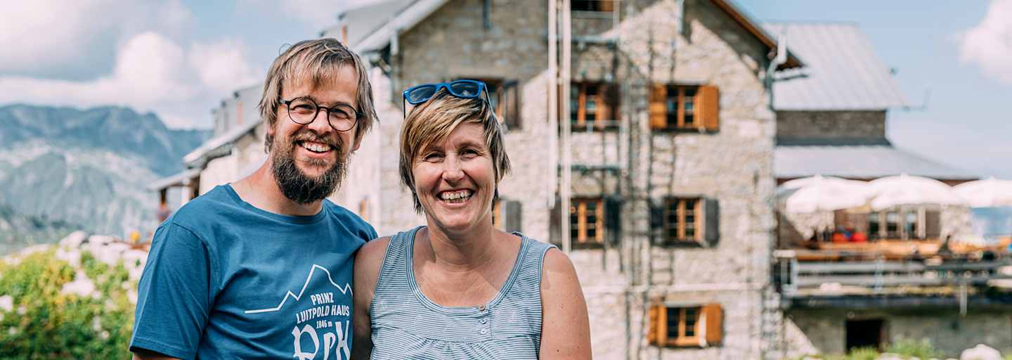 Christoph und Ulli Erd betreiben das Prinz-Luitpold-Haus in Bayern