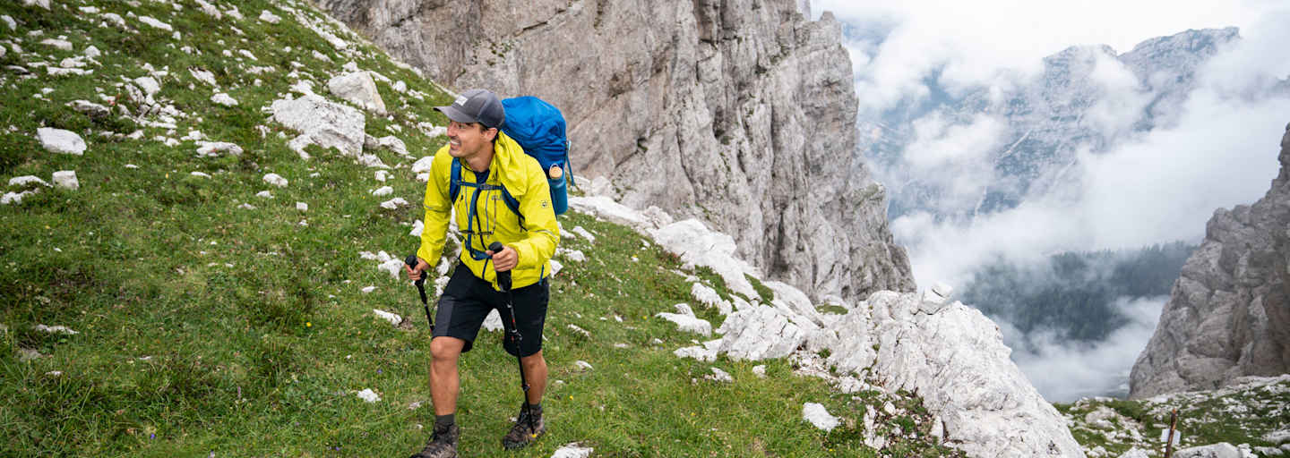 Ernst Merkinger wandert weit Dolomiten Höhenweg