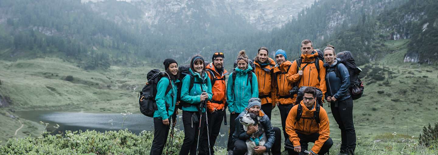 Jack Wolfskin Alpenüberquerung Teilnehmer