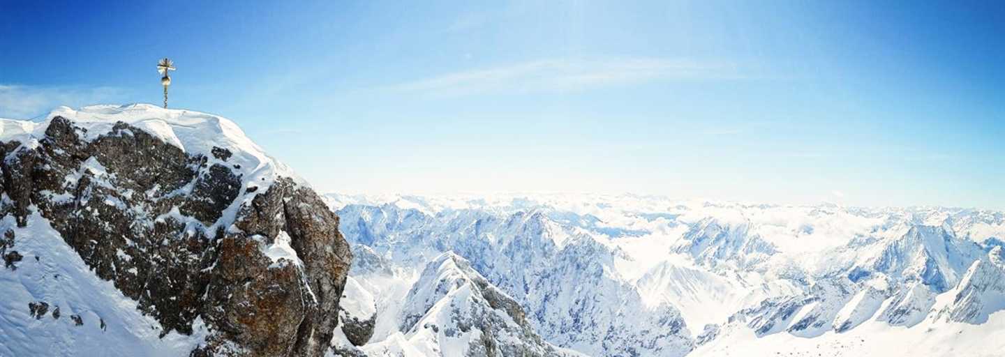 Bergsteiger Zugspitze Bayern