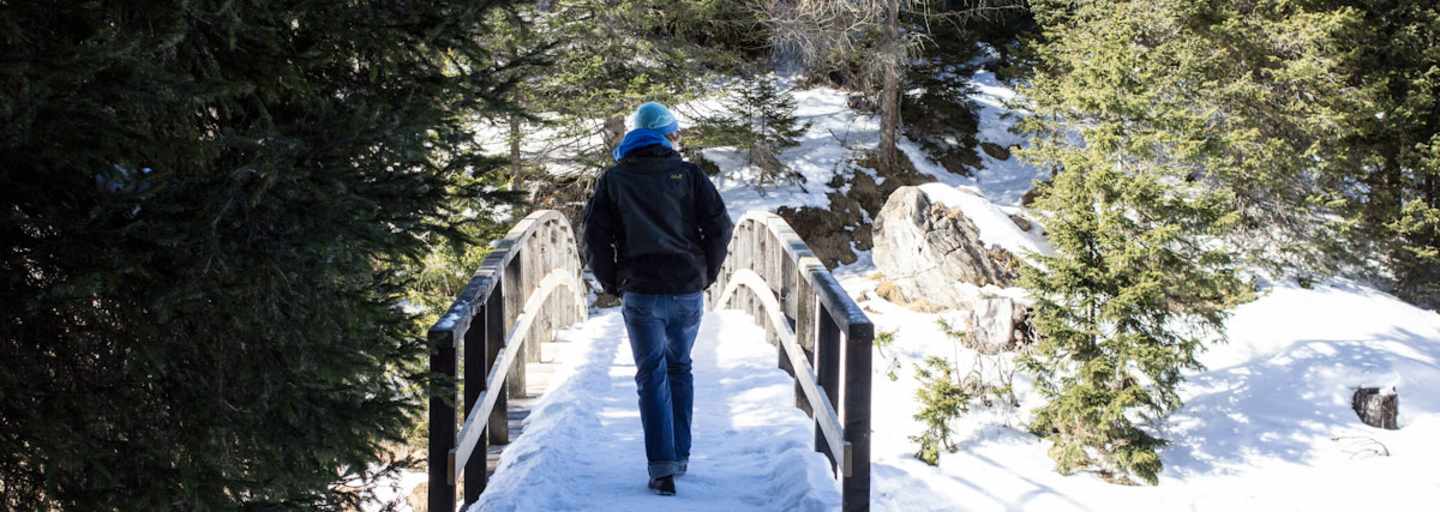 Winterwandern Tirol: Obernberger See
