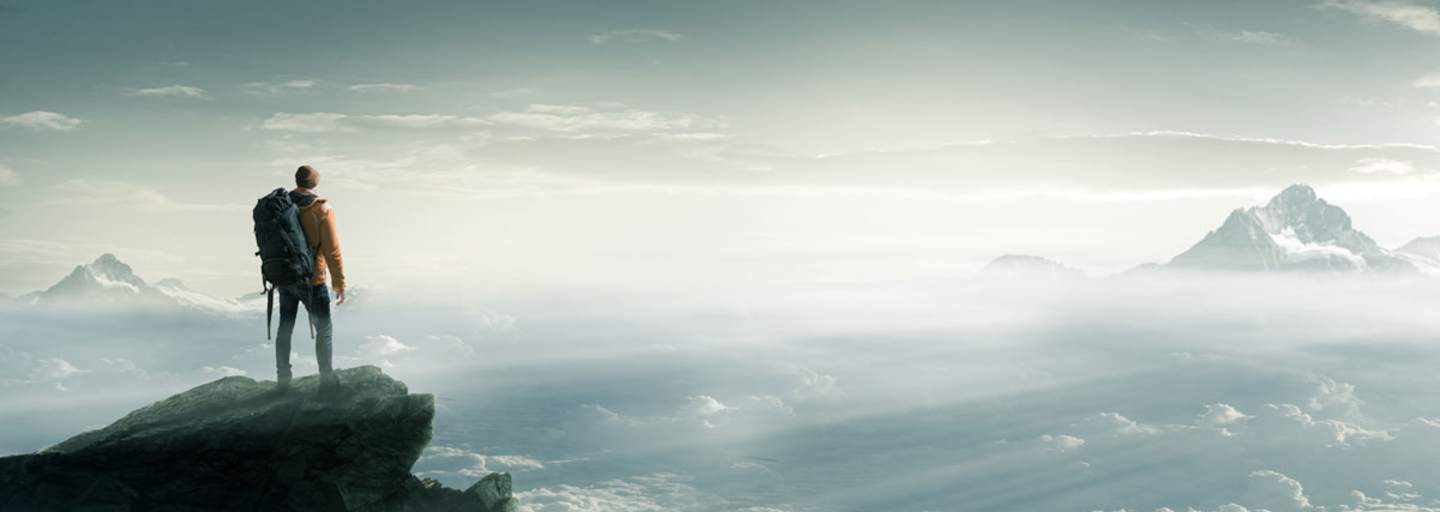 Stockfoto Bergsteiger