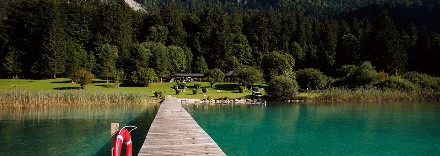 Alpseebad im bayerischen Allgäu