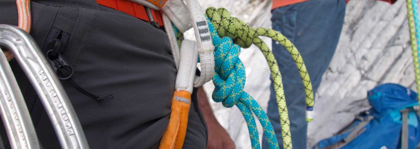 Beim Anseilen ist der klassische Achter immer die richtige Wahl.