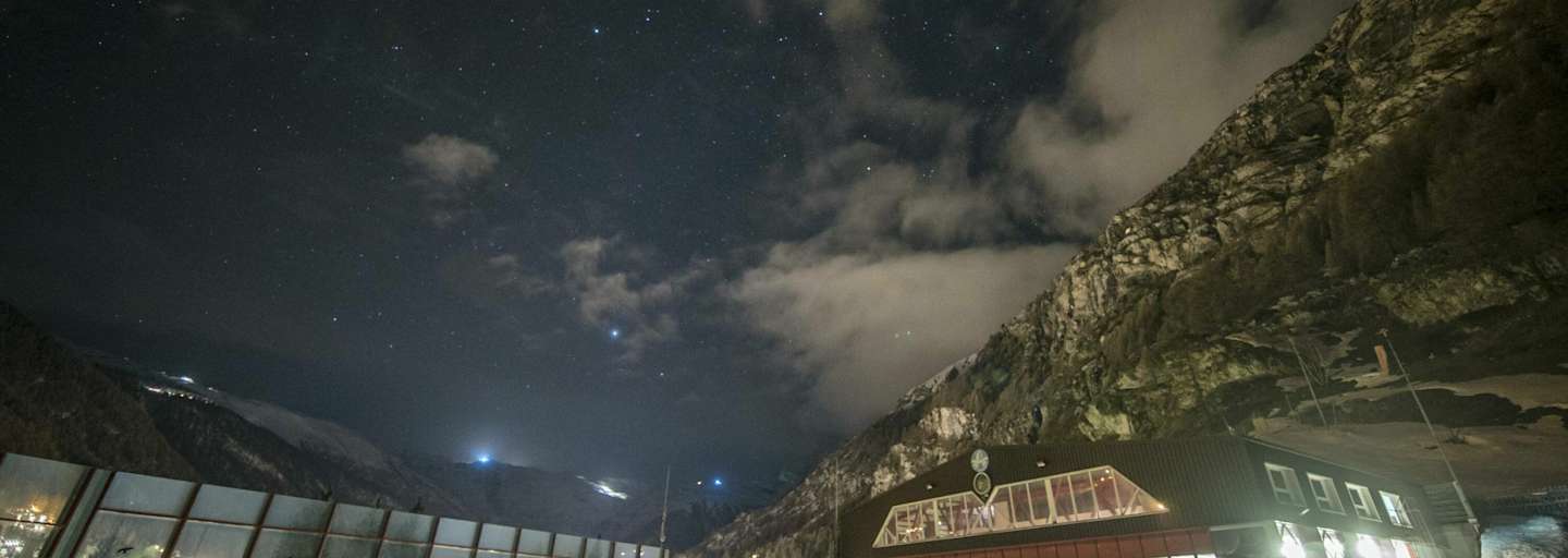 Gerolds Arbeitsplatz in Zermatt