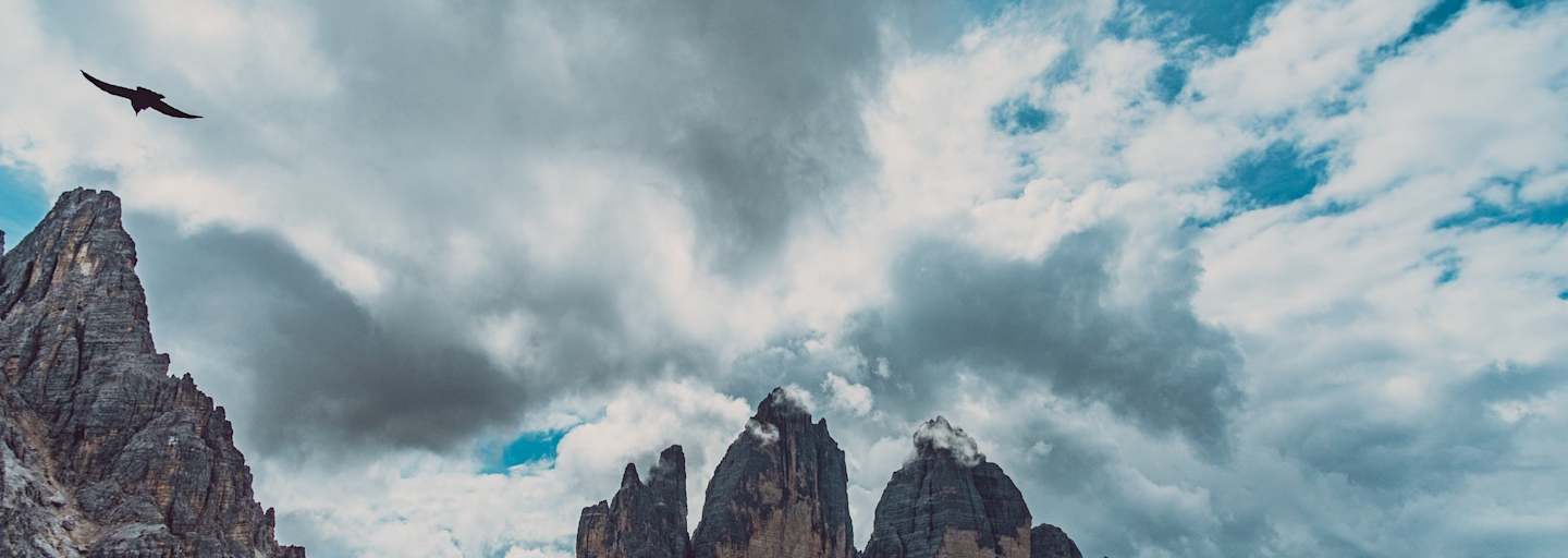 Die drei Zinnen in den Dolomiten