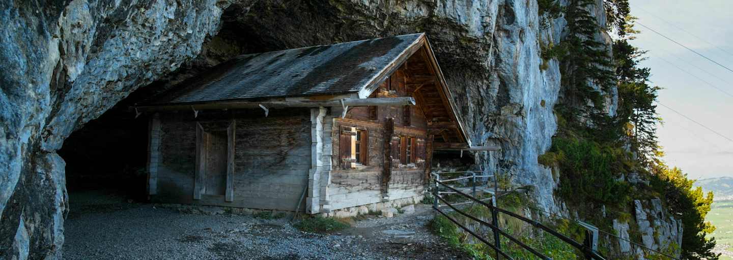 Die Bärenhöhle am Alpstein im Kanton Appenzell-Innerrhoden