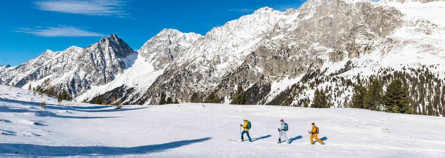 Ausgehend vom Staller Sattel sind unzählige schöne Skitouren möglich.
