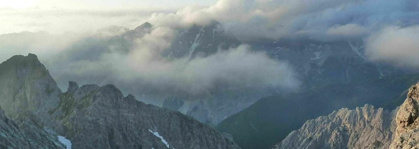 Abendstimmung über dem Karwendel