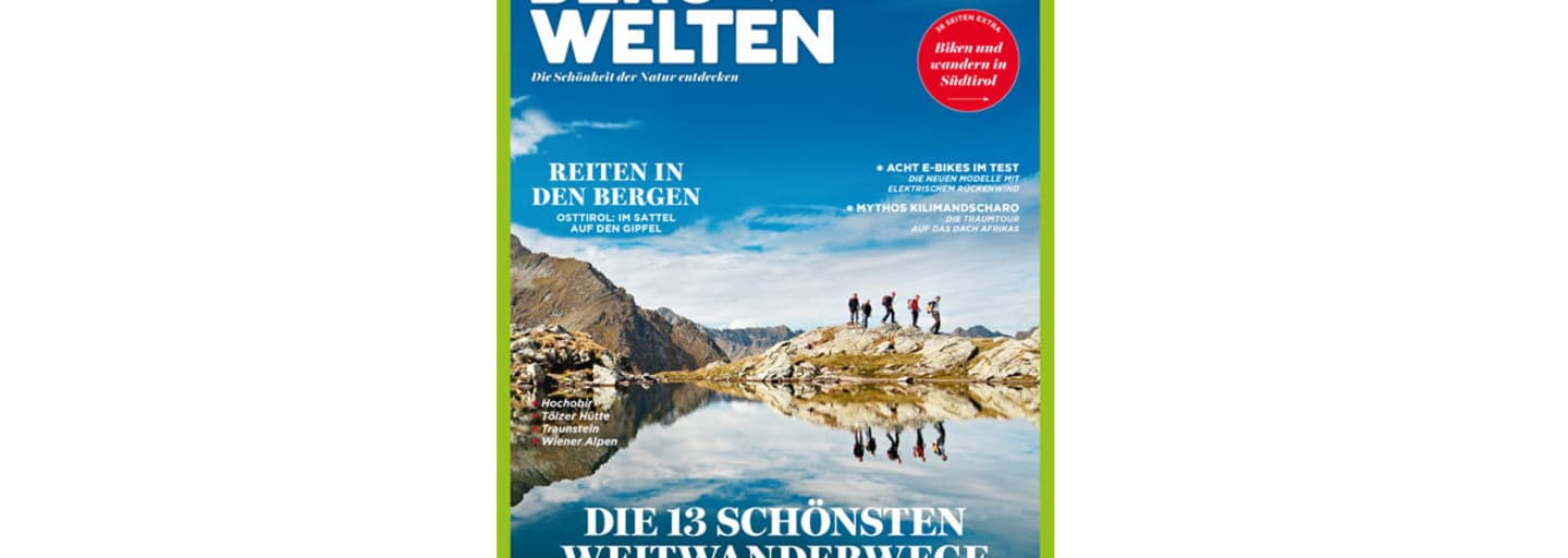 Cover des Bergwelten Magazins (April/Mai 2017)