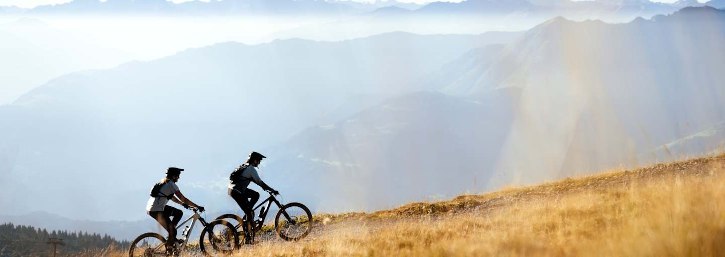 Mountainbiker finden in Graubünden anspruchsvolles Terrain und eine fast endlose Auswahl an Trails.